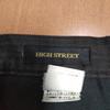 Excellent Condition HIGH STREET Black Denim Pants S Men Inseam 69cm Gray Tornado Mart(USED)