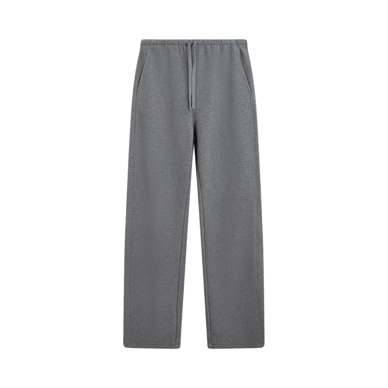 

Li Ning Sports Lifestyle Series Флисовые Теплые Повседневные С Вышивкой Буквами Модные Универсальные Вязаные Спортивные Штаны Женские низы AKLVB48-7 XS