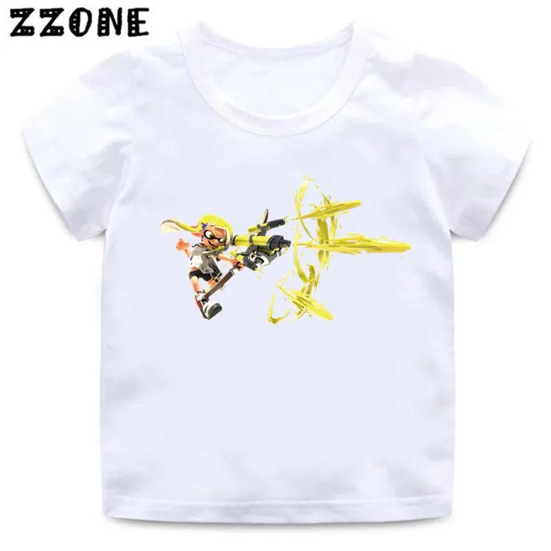 Splatoon 3 Funny Game Cartoon Kids TShirts Octolings Splatlands Girls Clothes Baby Boys T shirt Summer Children Topsooo5839