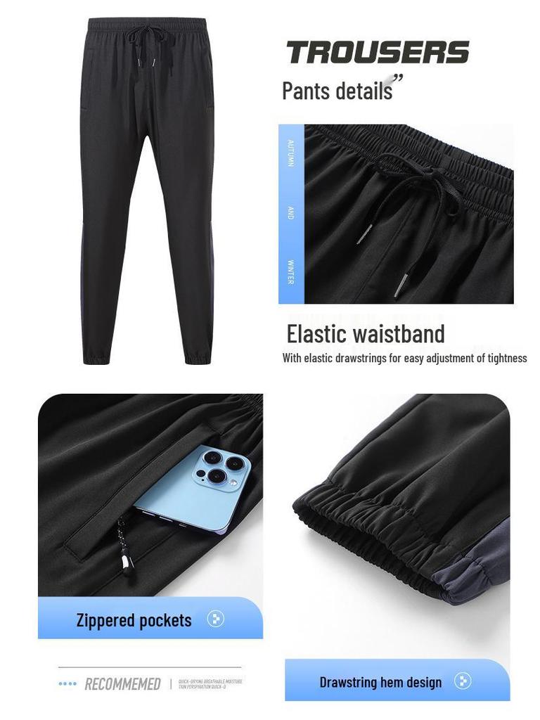 European Men's Casual Jacket & Sports Two-Piece Set - Trendy, Handsome, and Youthful