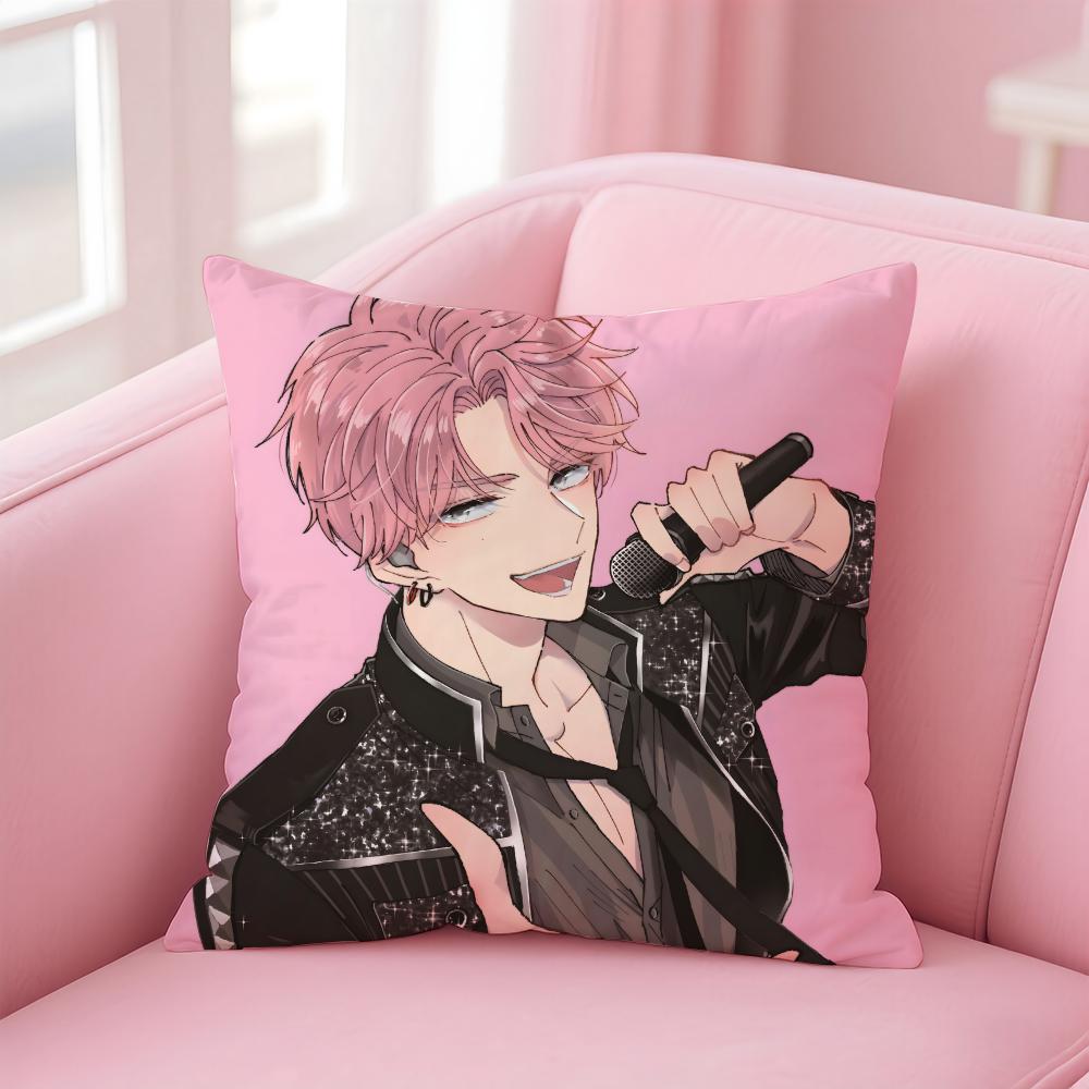 Tamon-Kun Ima Dotchi! Cushion Cover Comfortable Reversible Pillow Cover Ideal For Car Sofa Bedroom & Beyond