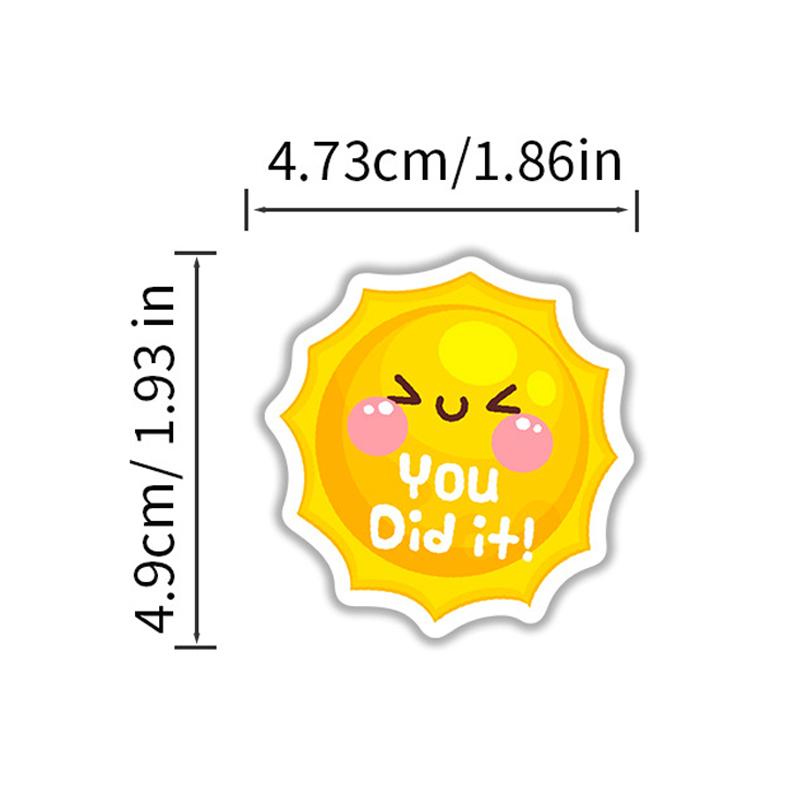 50PCS Motivational Reward Stickers for Students Inspirational Quotes Sticker for Teens Positive Affirmation Decals Teacher