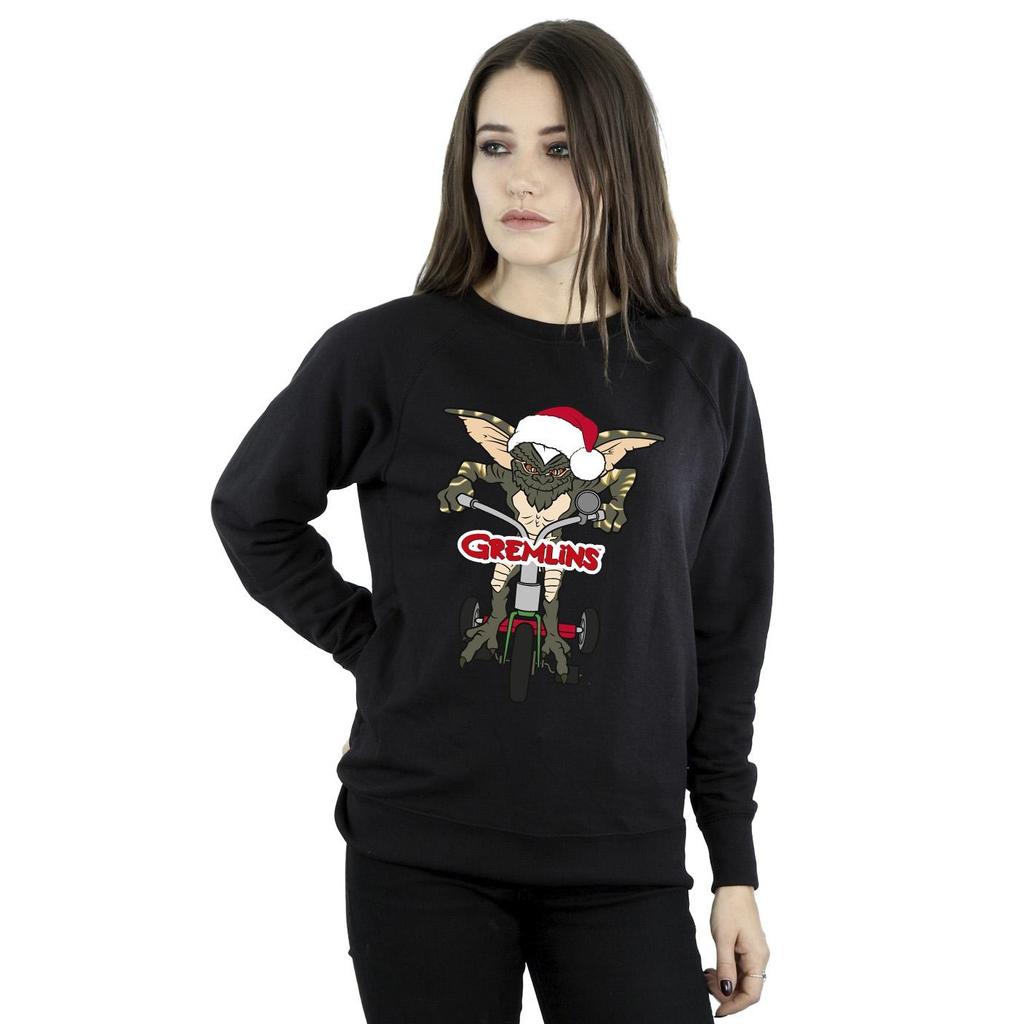 Gremlins Womens/Ladies Bike Logo Sweatshirt
