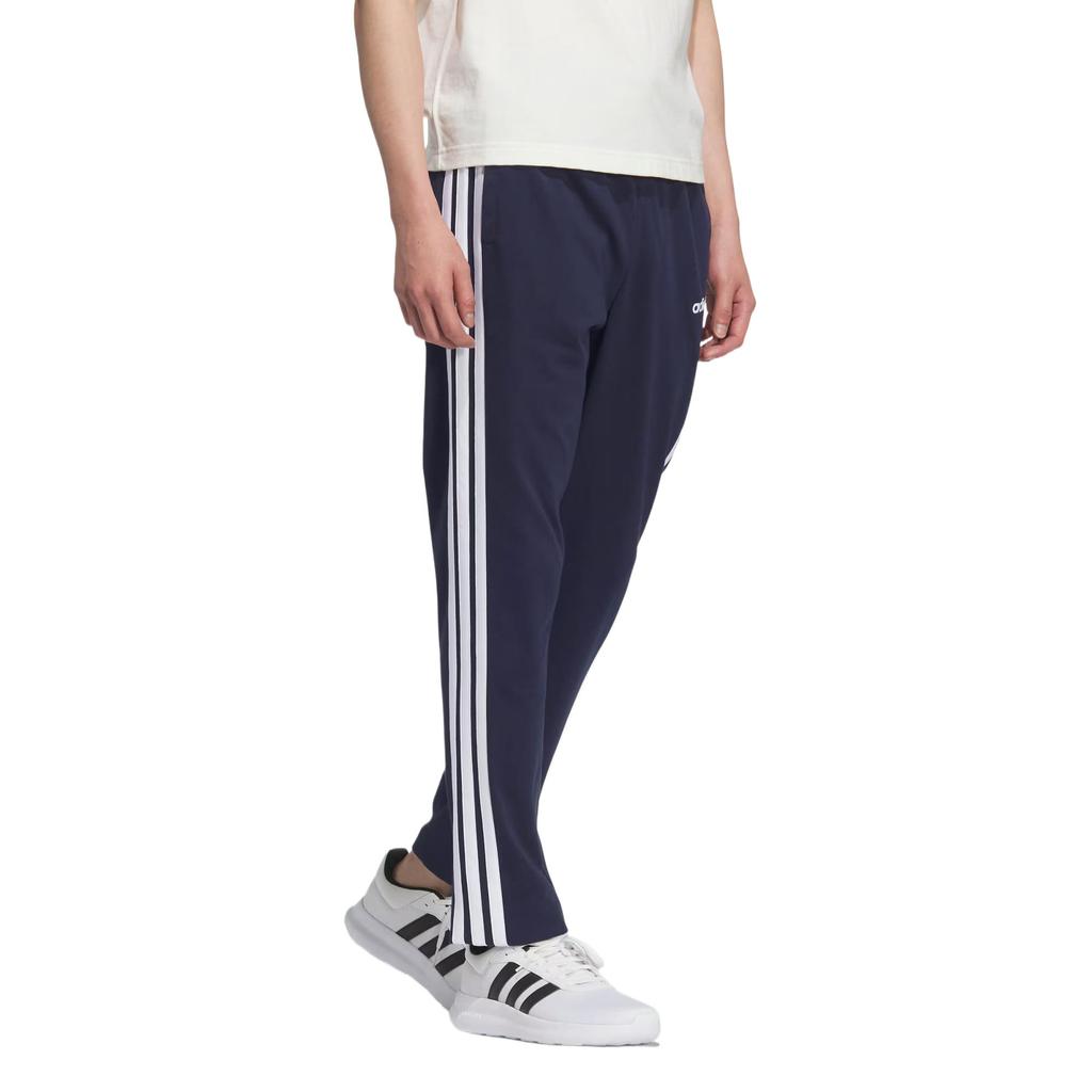 adidas ESSENTIALS SINGLE JERSEY OPEN HEM Casual Pants Unisex Legend Ink/White KB0785