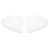Door Mirror Covers Scratch Resistant Weatherproof White Rear View Mirror Shell Housing for Sonata 20