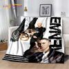 Rapper Eminem Tupac 2pac Hip-Hop Music Rap God Blanket,Soft Throw Blanket for Home Bedroom Bed Sofa Picnic Travel Cover Gift