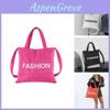 Stylish Korean Minimalist Cotton Tote Bag For Women In Black White And More Colors