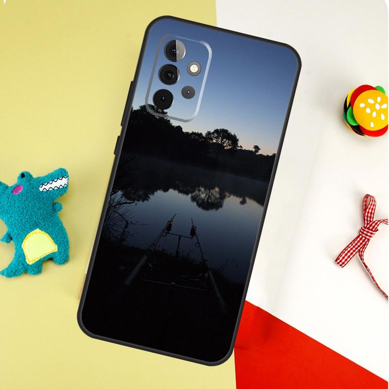 Carp Fish Fishing Rod For Samsung Galaxy A55 A35 A15 A54 A34 A14 A53 A33 A13 A05 A06 A16 A22 A32 A52 Phone Case