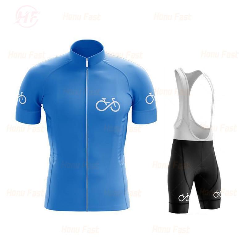 New summer short-sleeved men's cycling suit moisture-wicking bicycle clothing