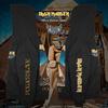 Iron Maiden Powerslave Pullover Hoodie Men Women Oversized Streetwear Y2k Fleece Sweatshirt Heavy Metal Band Graphic Clothing