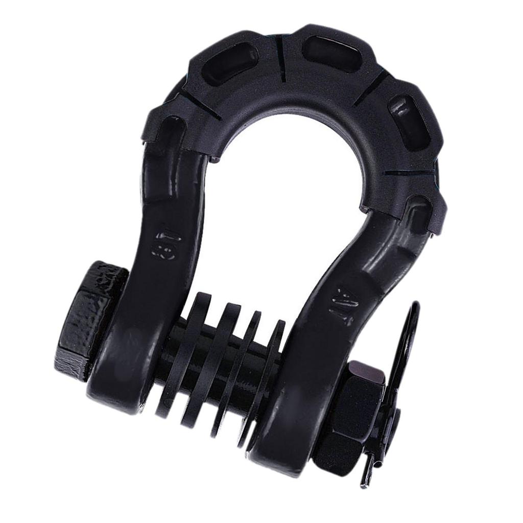 2 Pieces D Ring Shackles Off Road Towing Accessories,Rugged Heavy Duty Tow for Strap