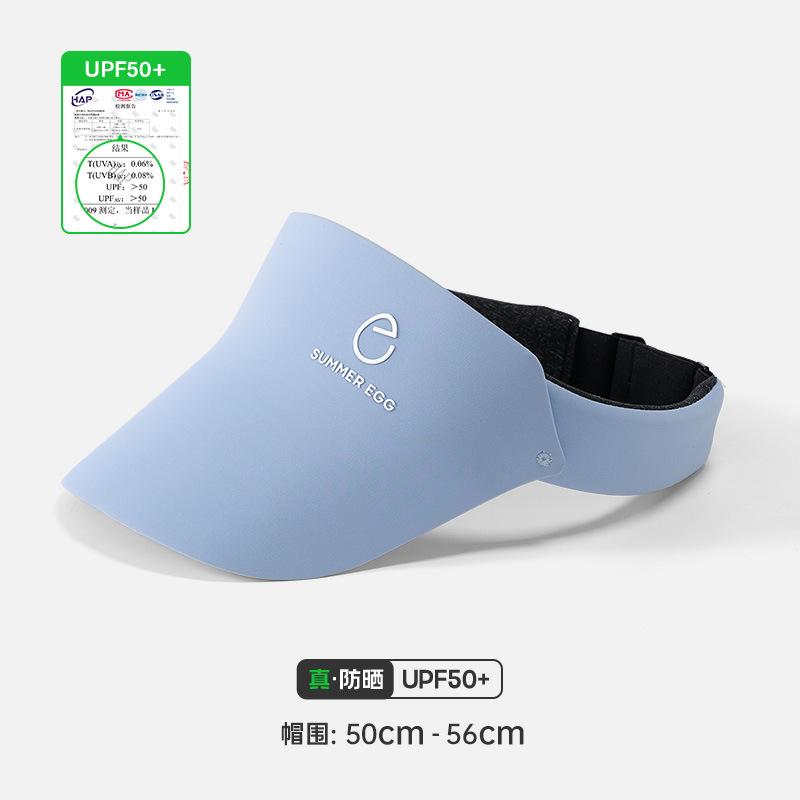 New Ice Silk Empty Top Hat, Adjustable Sunscreen Hat, Women's Outdoor Sports Hat, Sunshade Sun Hat