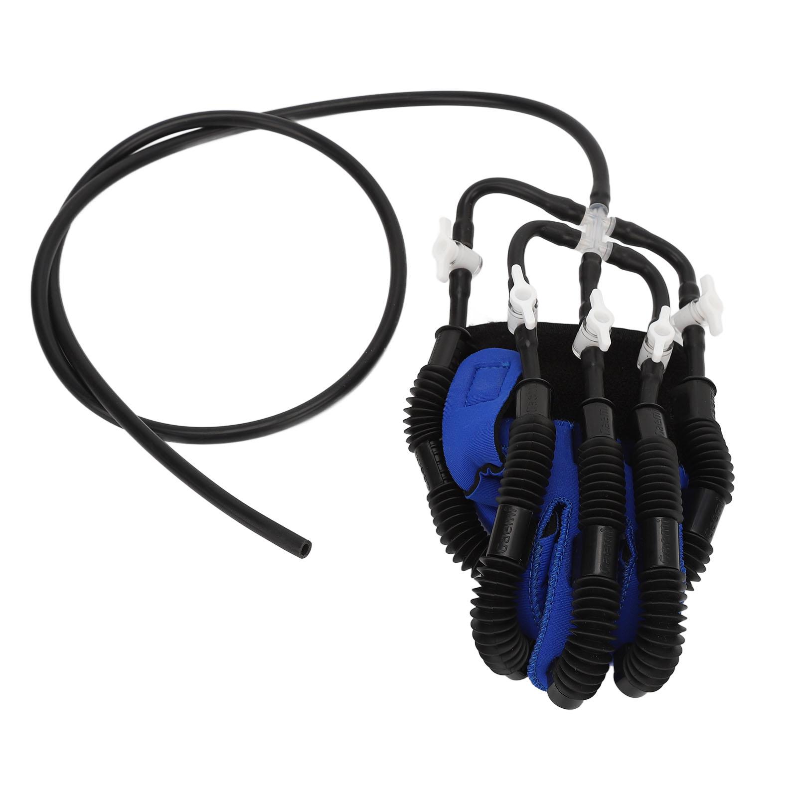 

Детская перчатка-робот для реабилитации пальцев, сменная, из смоляного волокна, с газовым клапаном, перчатка-тренажер для пальцев Left hand