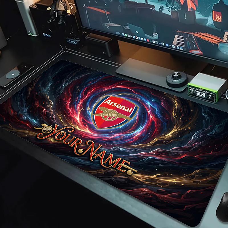 Tlač Futbalového klubu Arsenal Vankúš Protišmyková Podložka pod Notebook Tablet Veľká Podložka pod Myš XXL Podložka Mini PC Podložka na Hranie S uzamknutým okrajom
