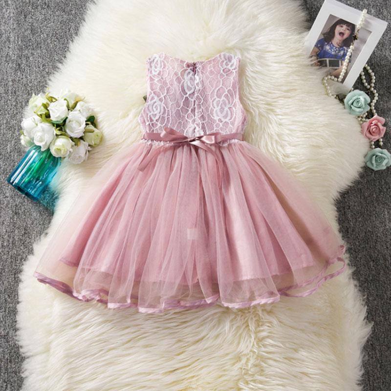 Baby Girl Summer Dress Children Fashion Wedding Clothes Flower Birthday Party Princess Evening Dresses Kids