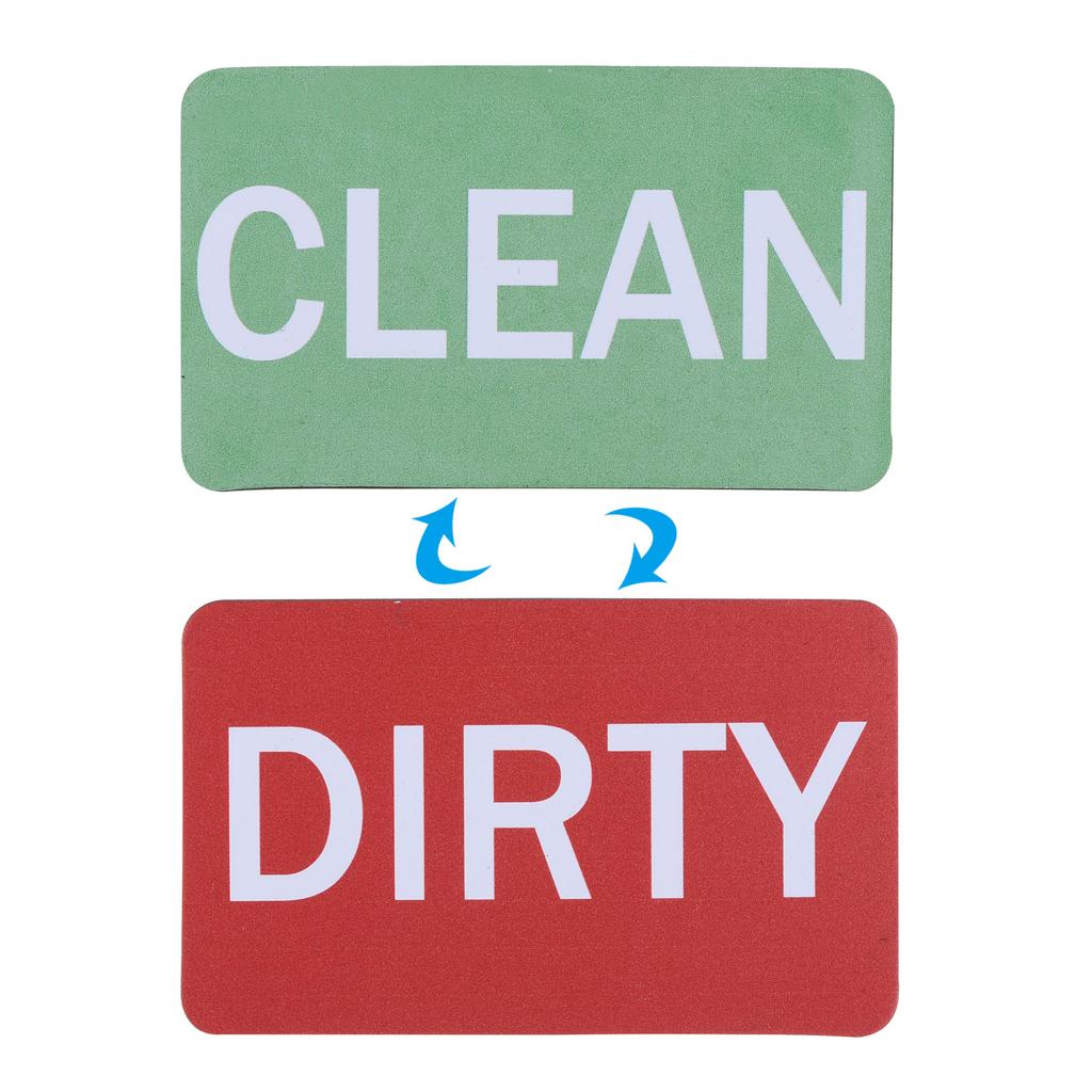 Dirty Clean Dishwasher Magnet, Dish Washer Refrigerator Kitchen Organization Clean Dirty Sign Magnet, Red, Green