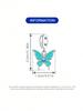 Charms Plata Copper Colors Blue Butterfly Dragonfly Beads Charm Pendant For Original Bracelet For Women Diy Jewelry Love Gift