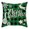 Christmas Pillow Case Printed Living Room Sofa Bedroom Pillow Case Christmas Pillow Case Printed