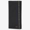 Black Check Contrast Leather Long Wallet Dbwa4e441bk