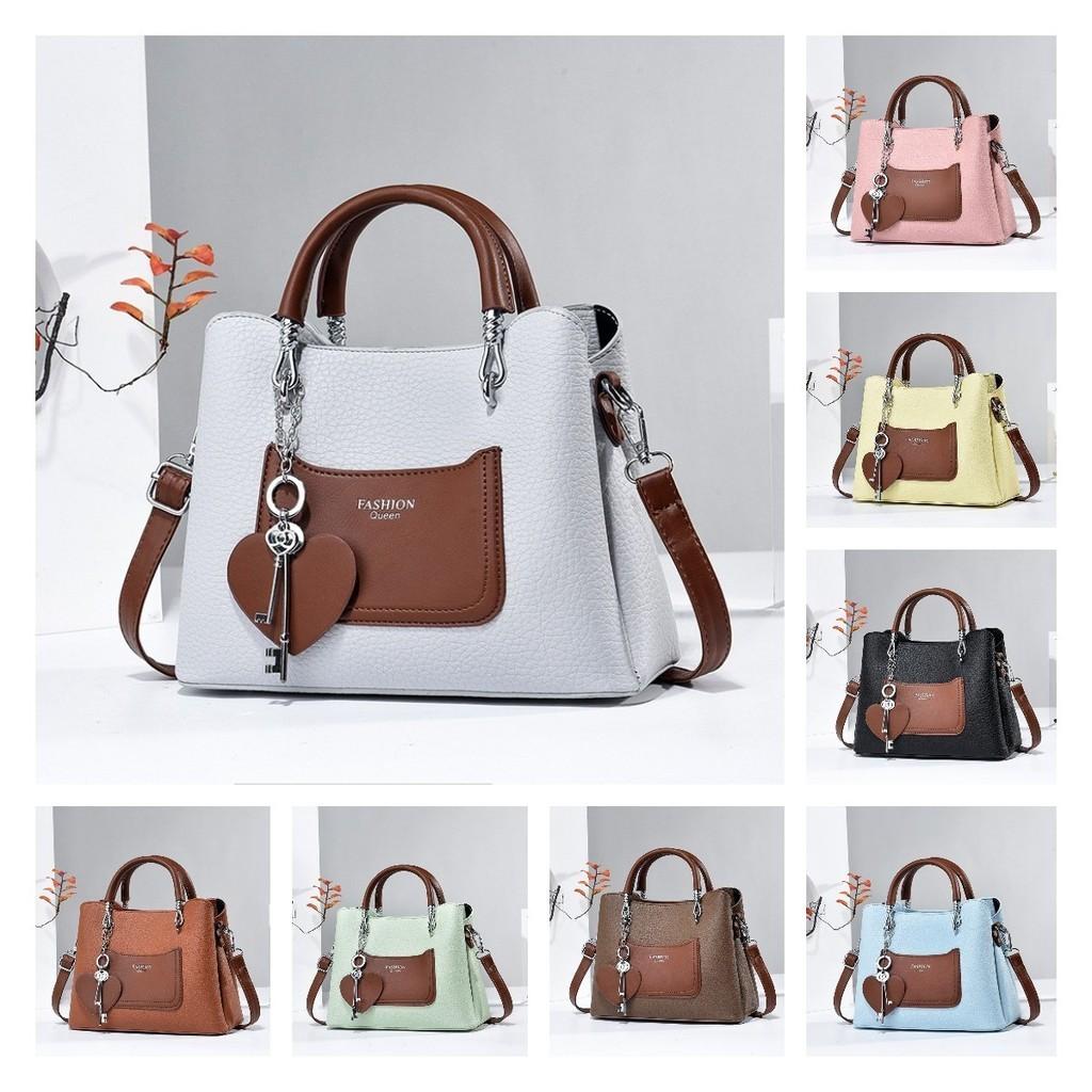 2023 New Fashion Color Block Shoulder Bag Simple Crossbody Bag For Women