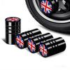 YSA5   4Pcs General UK Flag Bike Moto Car Tires Wheel Valve Cap Cover For Mini Cooper Countryman Clubman R55 R56 R60 F55 F60 Car Stye