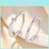 Interwoven Love Couple Rings Unique Design Minimalist Fashion Jewelry