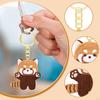 Decorative Red Panda Keychain for Car, Thanksgiving, Birthday, Holiday
