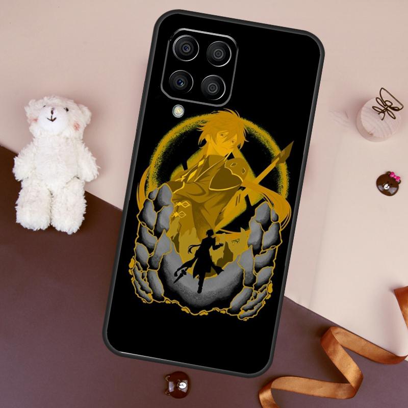 zhongli genshin impact Case For Samsung Galaxy M11 M31 M21 M53 M13 M32 M52 M15 M35 M55 M14 M34 M54 M06 M16 M36 M56