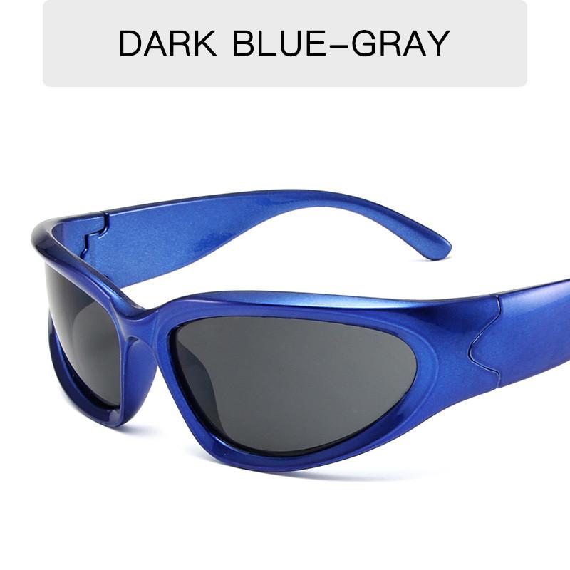 Future Style Cat Eye Sunglasses With Uv Protection For Outdoor Cycling And Street Fashion