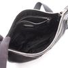 Used PRADA Shoulder Bag Nylon leather Black Used Women