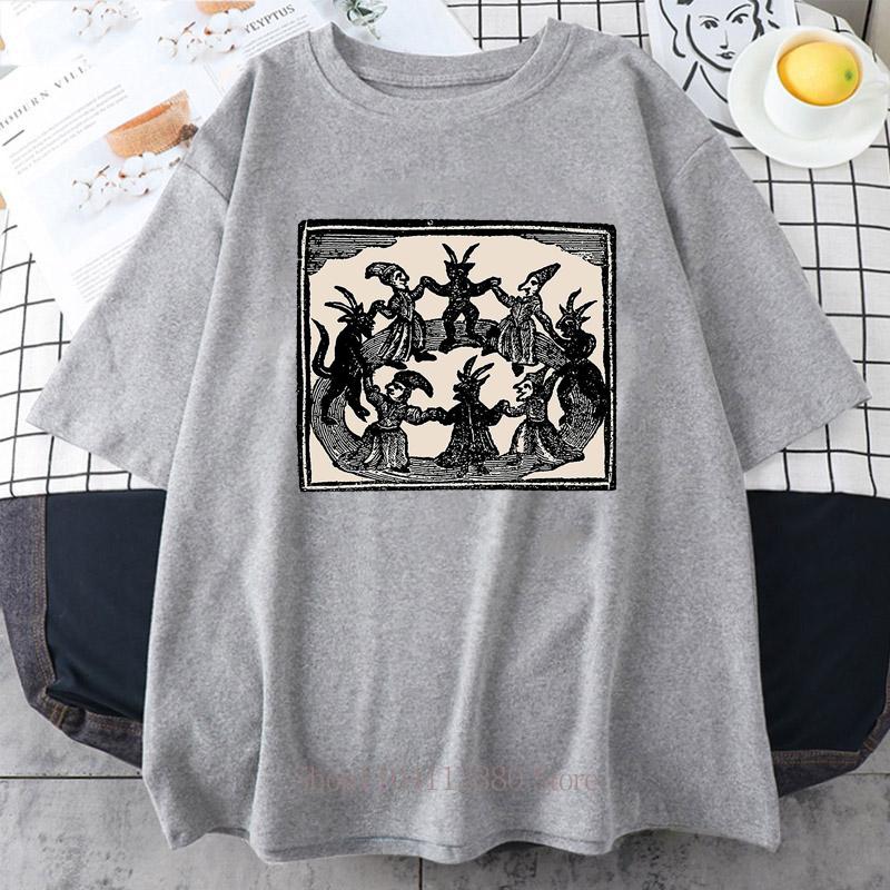 Women Clothing Summer Casual Fashion Gothic Vintage Oversize Short Sleeve Tops Tshirts Unisex ONeck Retro Streetwear Tshirts