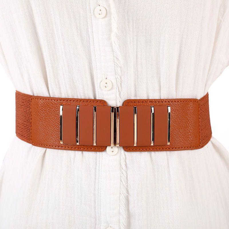 Womens Fashionable Elastic Waist Cincher Belt Ideal For Slimming Silhouettes Dress