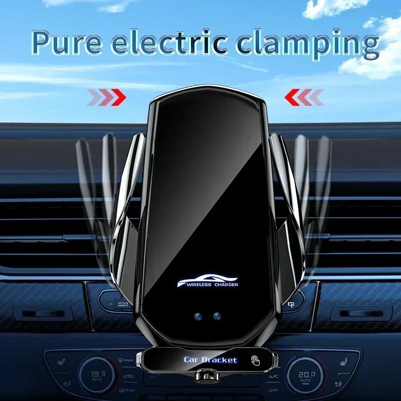 30W Magnetic Wireless Charger Car Phone Holder Infrared Induction Air Vent Mount for iPhone 16 Samsung Fast Charging Station