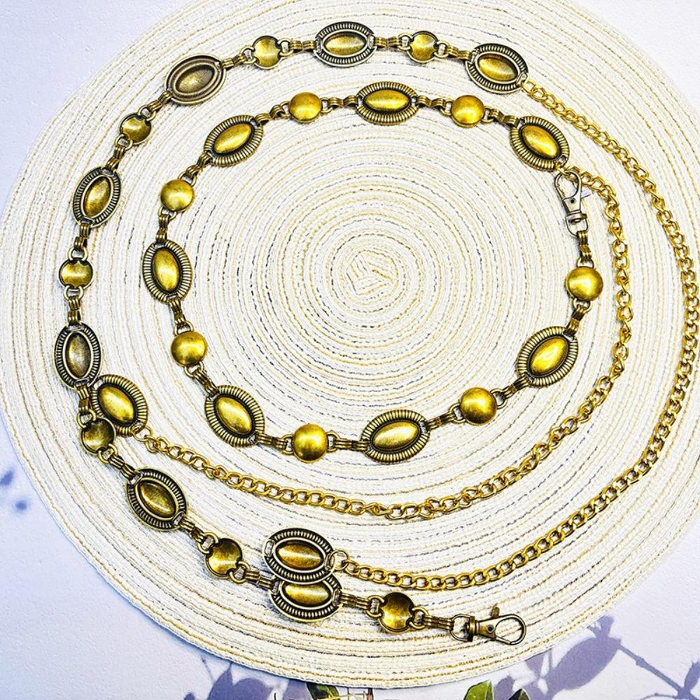 Adjustable Women's Waist Chain Cowgirl Western Country Chain Belt for Sweaters Dresses Jeans