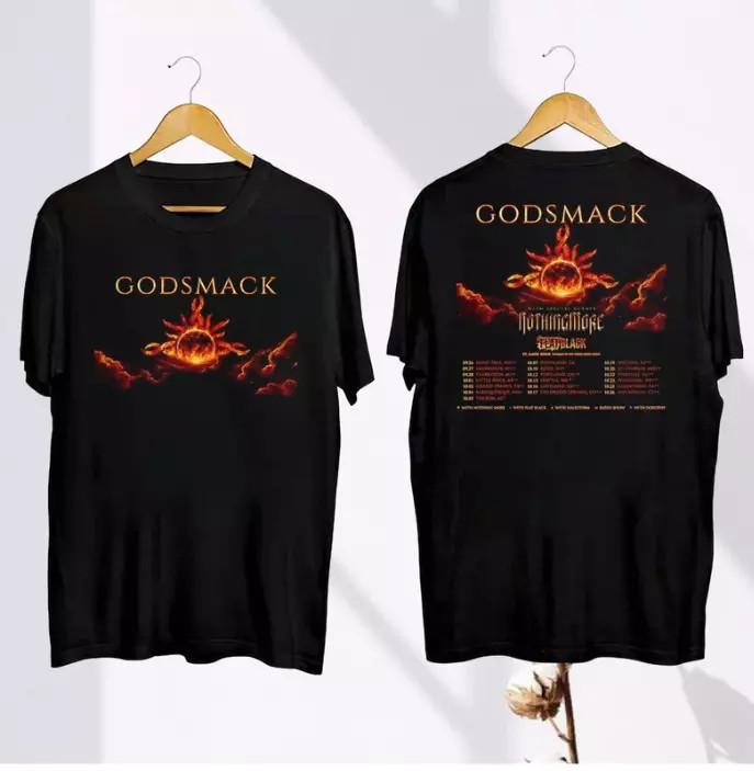 Godsmack Band 2024 Fall Tour T-Shirt, Godsmack Band Fan Gift, Godsmack 2024 Unisex T-Shirt S