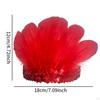 Feather Headband Decoration Headwear for Costume Party Halloween Dance