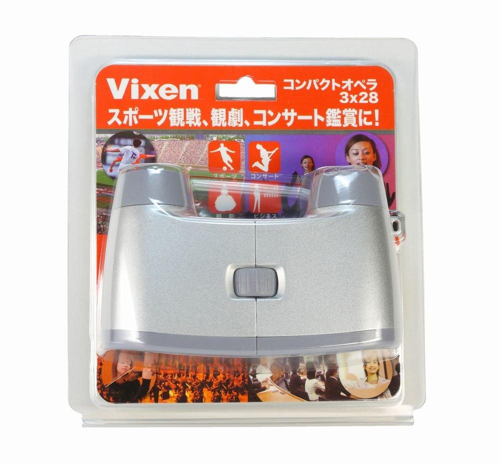 Vixen Opera Glasses Compact Opera 3x28 (Silver) 12303-2