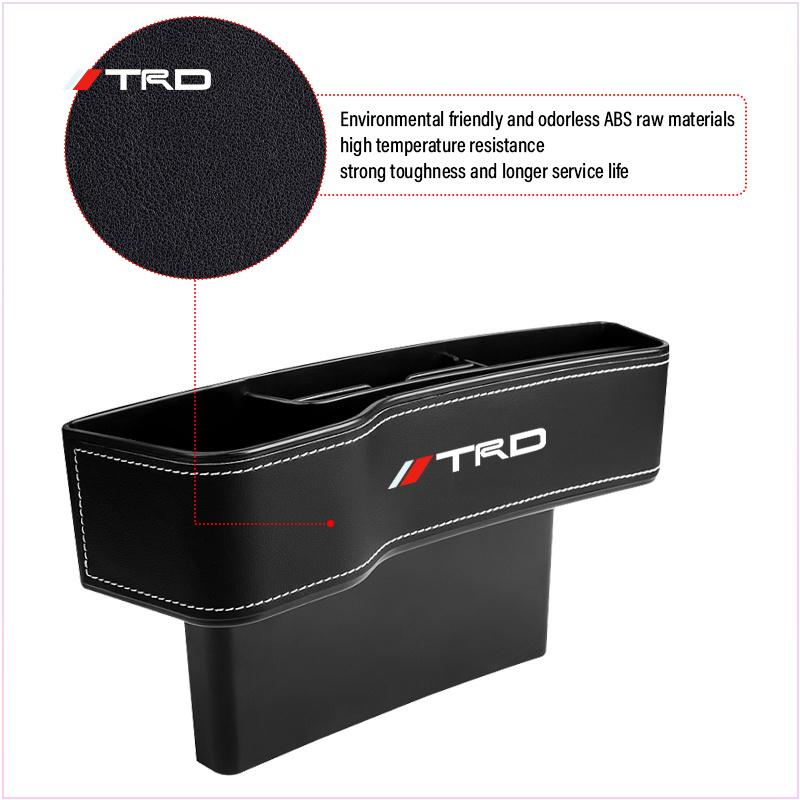 Car Seat Organizer Crevice Storage Box Gap Slit Car Accessories for Toyota Trd GR Camry Highlander Corolla Yaris Chr Auris RAV4