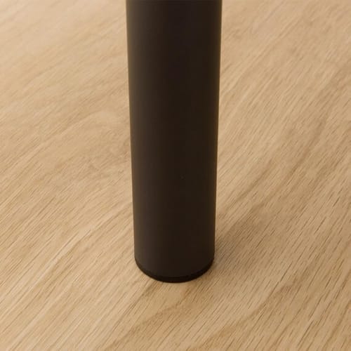 Nitori Hello Coffee Table with Easily Removable Legs, Dark Brown, 80cm Wide x 60cm Deep x 36cm High, 8760957