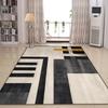 Tapis de Décoration Géométrique Simple Salon Tapis de Luxe Léger Maison Moderne Canapé Grand Tapis Chambre Dressing Tapis Doux pour les Pieds