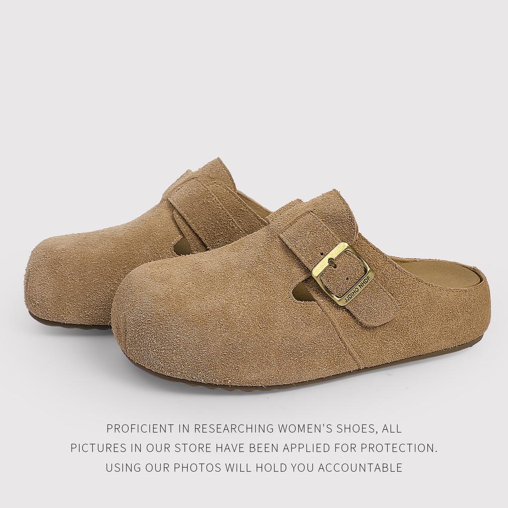 New Temperament Versatile Simple Casual Retro Mango Head Birkenstocks