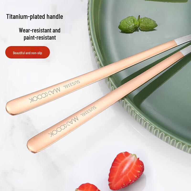 Meichu 316L Edelstahl Große Suppenlöffel Set