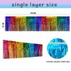 Premium Foil Fringe Tinsel Garland Creative 2M 4 Layers Foil Banner Birthday Party Wedding Decoration Christmas Home Wall Decor