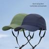 Outdoor Sports Sun Hat With Secure Neck Strap UV Blocking Nylon Fabric Adjustable Fit For Men Women