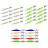 10Pcs Shrimp Lure Bait Squid Jig 3.6g Luminous Squid Jig Octopus Cuttlefish Hook Glow Jig Hooks for Saltwater Fishing