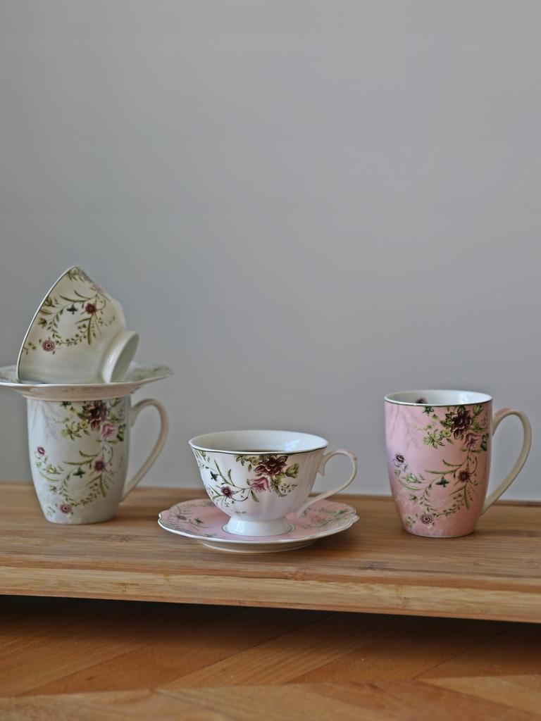 CUP SET OF 2 PIECES 220 Ml WITH SAUCER FOR TEA COFFEE