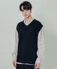 Adhoc Men'S Tissue Modification V-Neck Vest (Black)