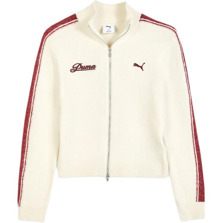 New PUMA RETRO TAPE SLIM SWEATER Knitwear Women's 635719-87