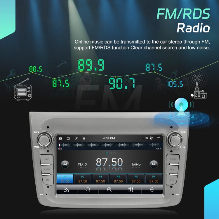 Für Alfa Romeo MITO 2008-2016 7 Zoll Horizontaler Bildschirm Android 15 Carplay Auto Mittelkonsole Integrierte Maschine