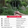 Spinning Rod 5 Sections Portable Fishing Rod Super Hard Fishing Rod Carbon Lightweight Lure Rod
